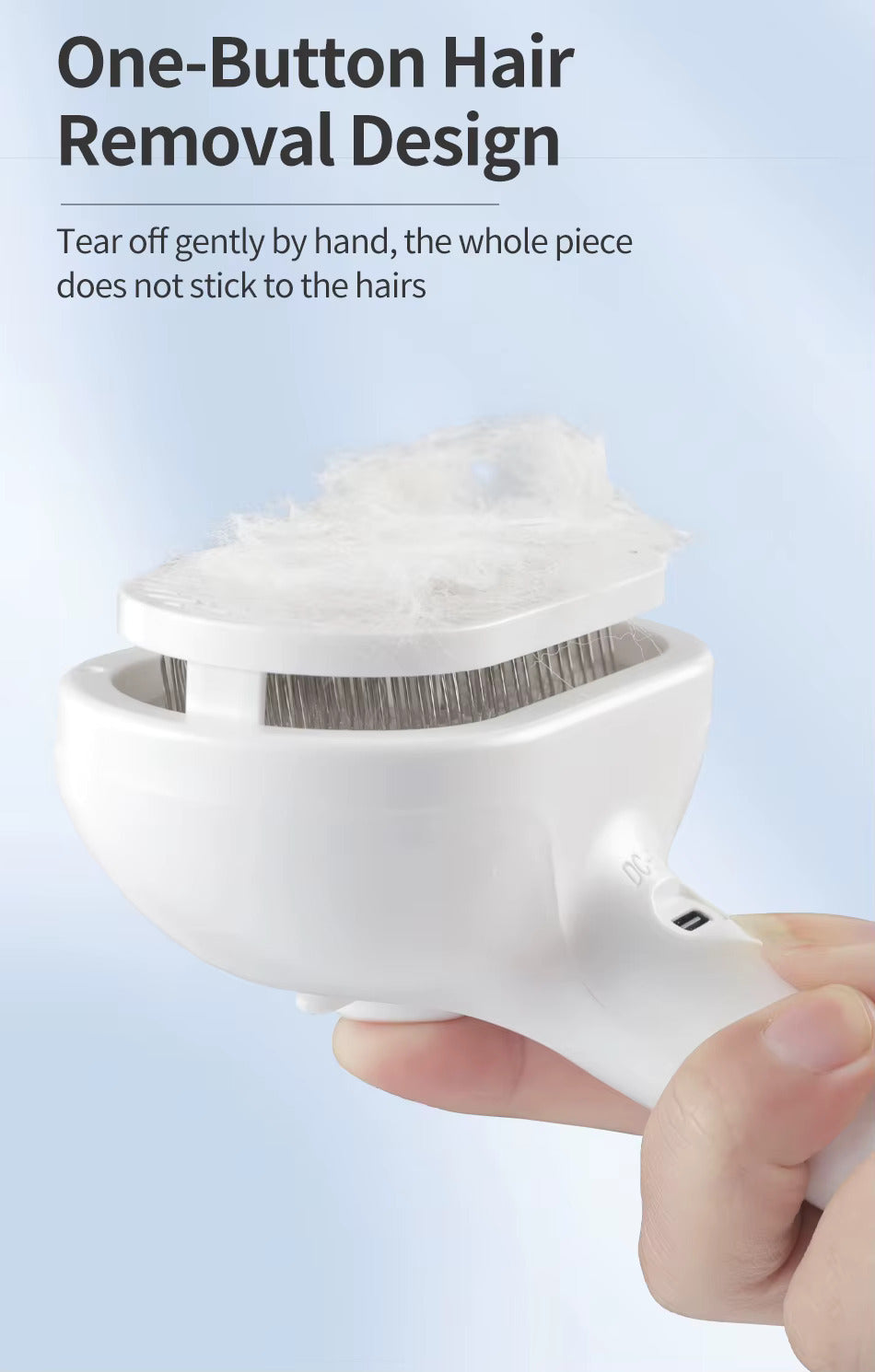 Pawverra™ 3-in-1 Steam Grooming Comb – Clean, Detangle & De-Shed