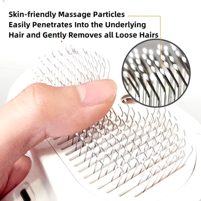 Pawverra™ 3-in-1 Steam Grooming Comb – Clean, Detangle & De-Shed